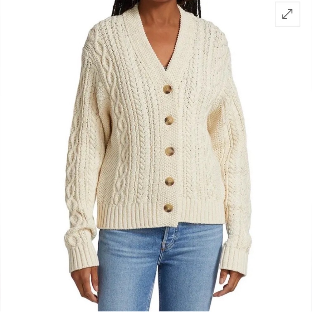 Re/Done Cable Knit Cardigan - Picture 6 of 8